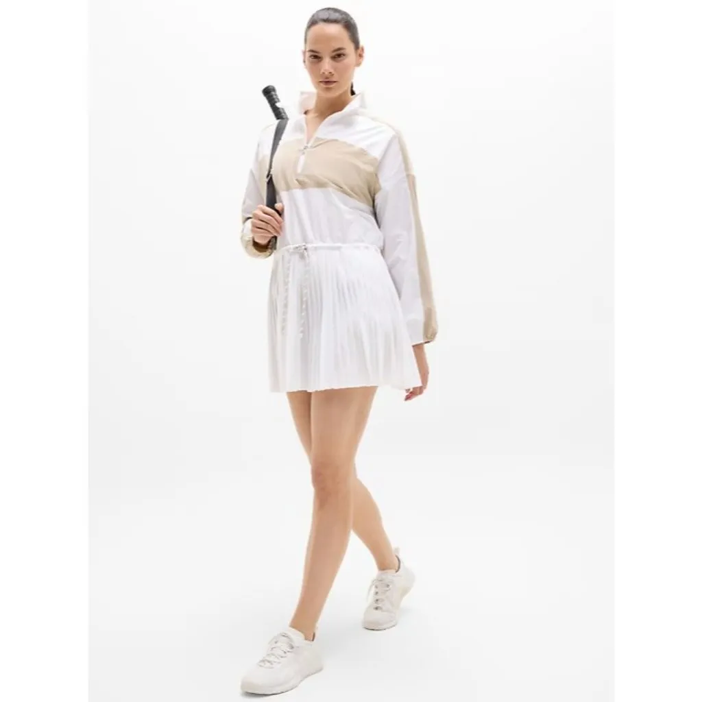 Athleta S Power Serve Shell Dress Bright White Small Regular - Image 5