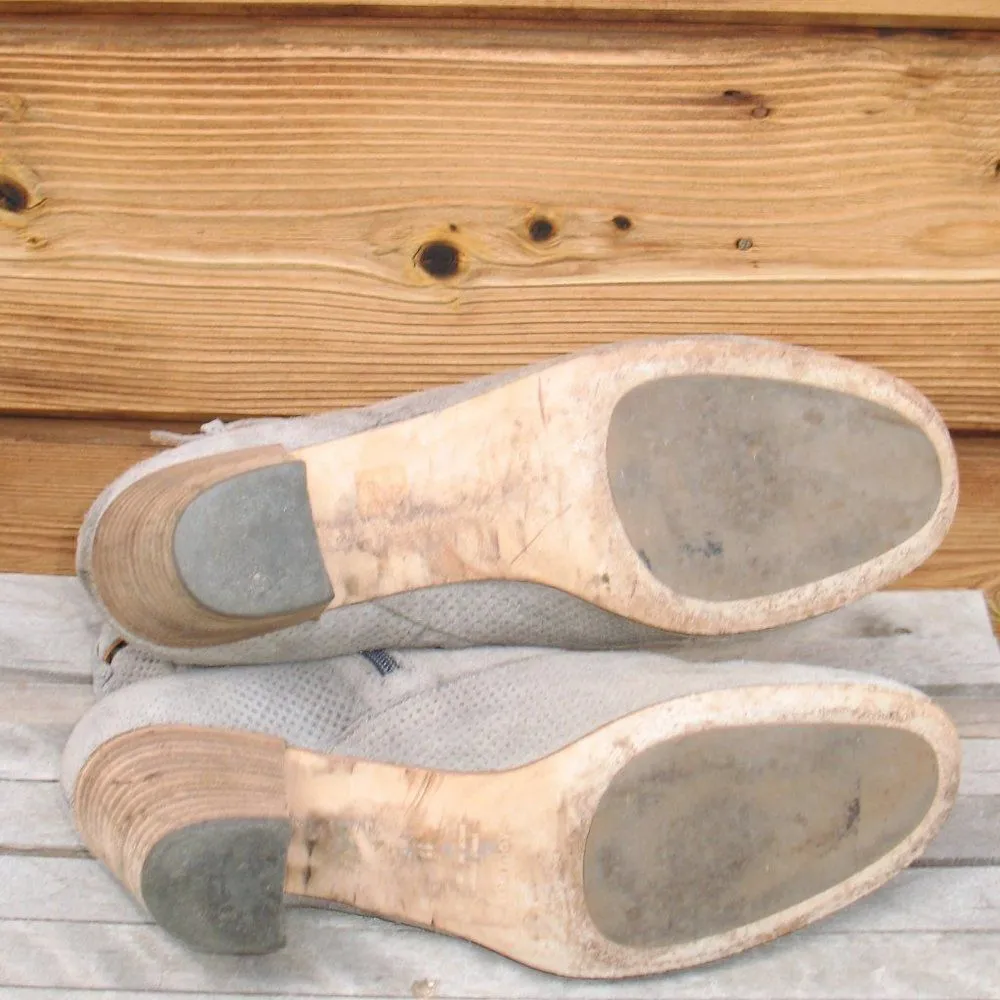 Aquatalia Perforated Ankle Boots - Image 7