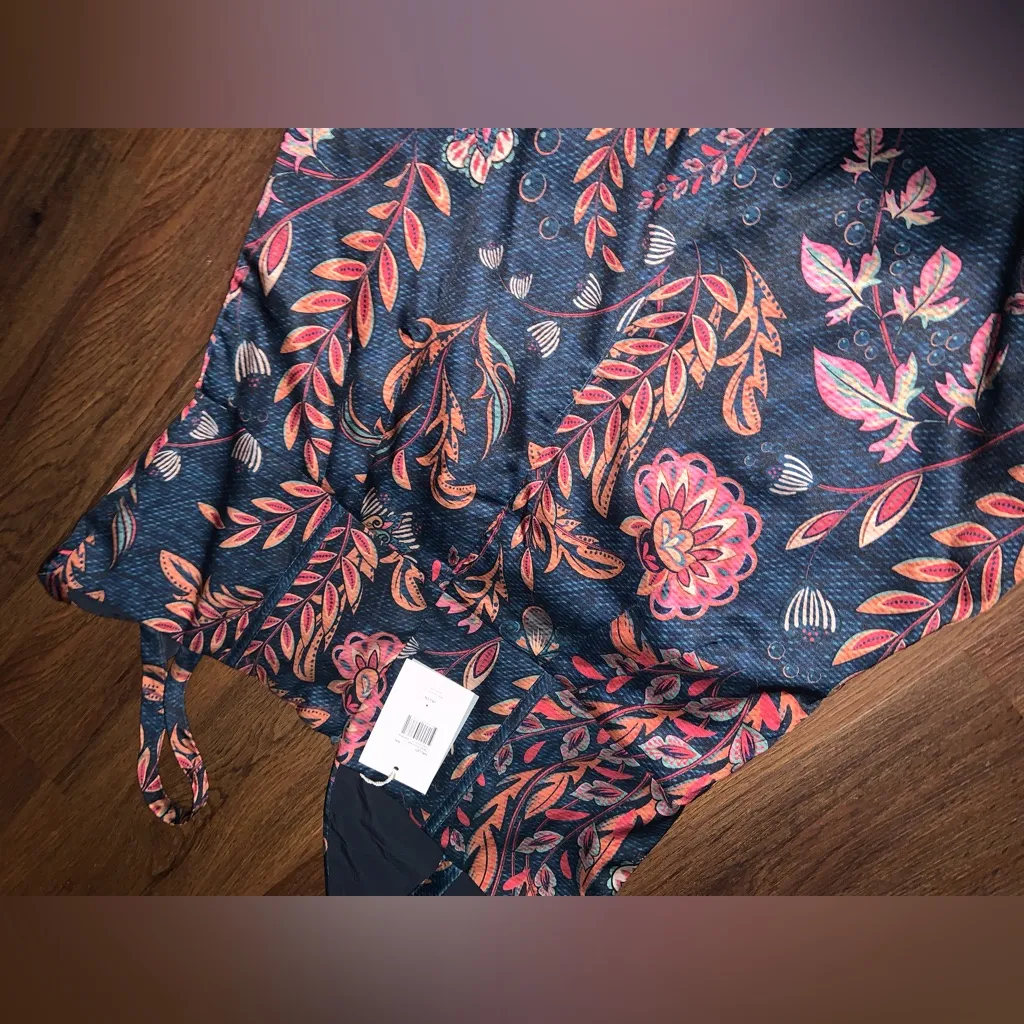 Asymmetrical averie HALLEY DRAPED MIDI dress NWT $168 revolve formal party xxl Blue - Image 10