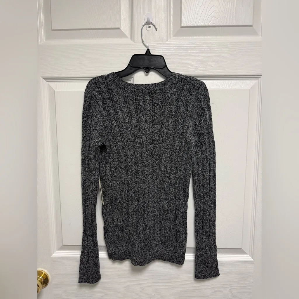 St. John's Bay Dark‎ Gray Knit Sweater size XS - Image 4