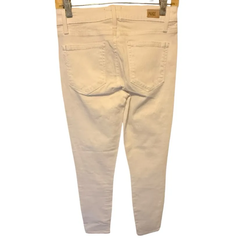 Paige Verdugo‎ Crop White Jeans nwot - Image 5