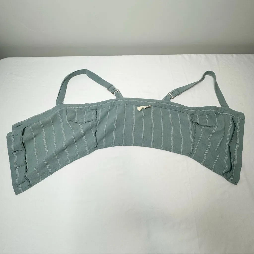 Cropped Tank Top Sky and Sparrow Green Size Small Adjustable - Image 5