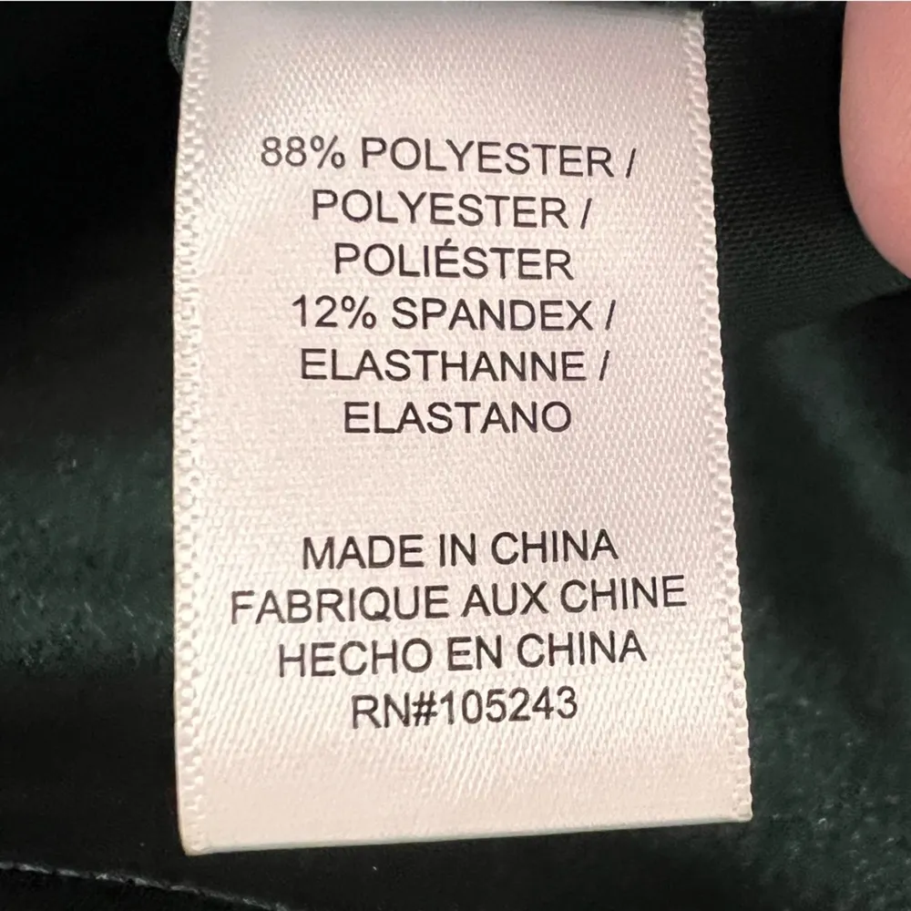 Hiatus midi emerald green satin slip dress w/adjustable spaghetti straps size M - Image 7