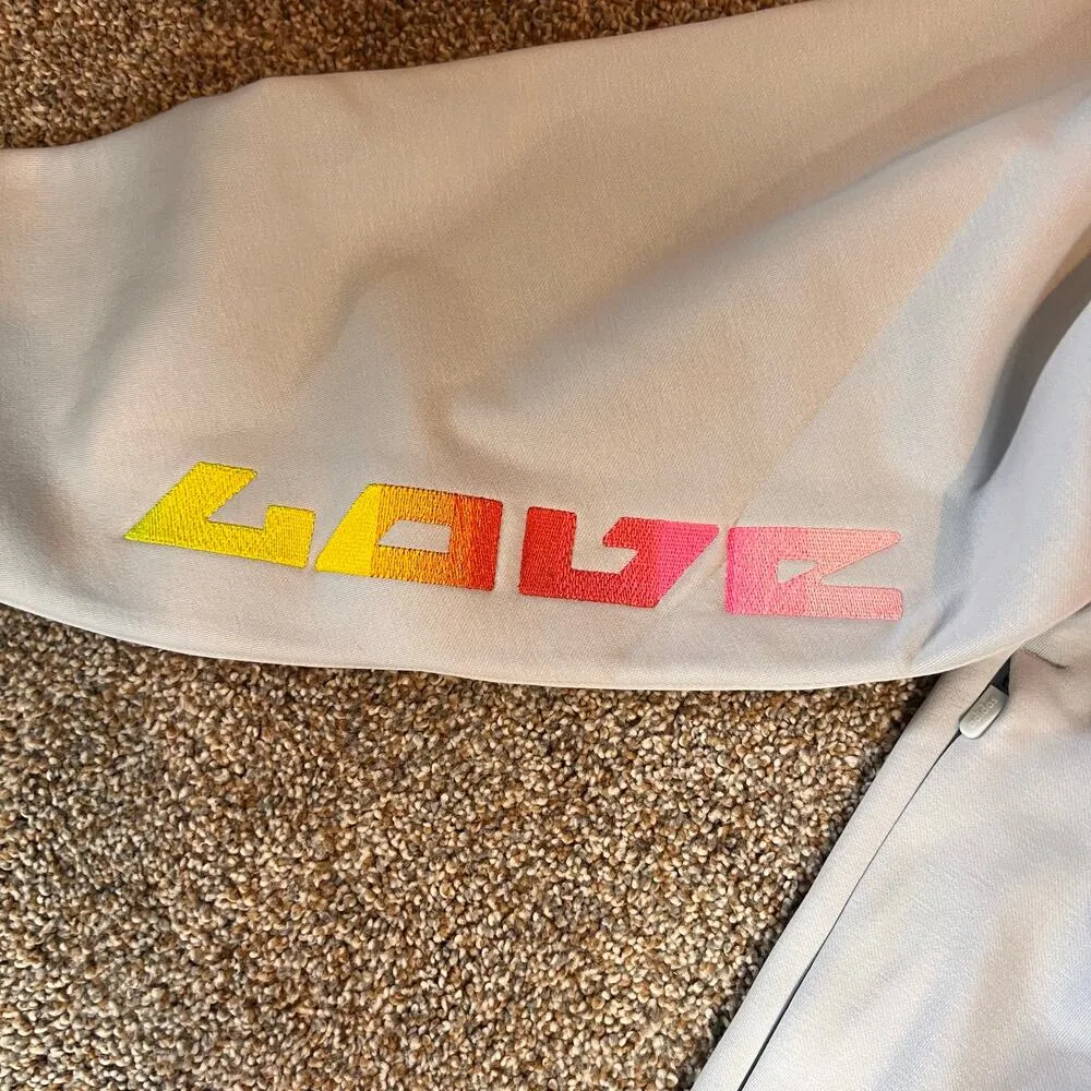 Adidas x Pabllo Vittar Pride Graphic Sweatshirt. Women's Size Small Blue - Image 8