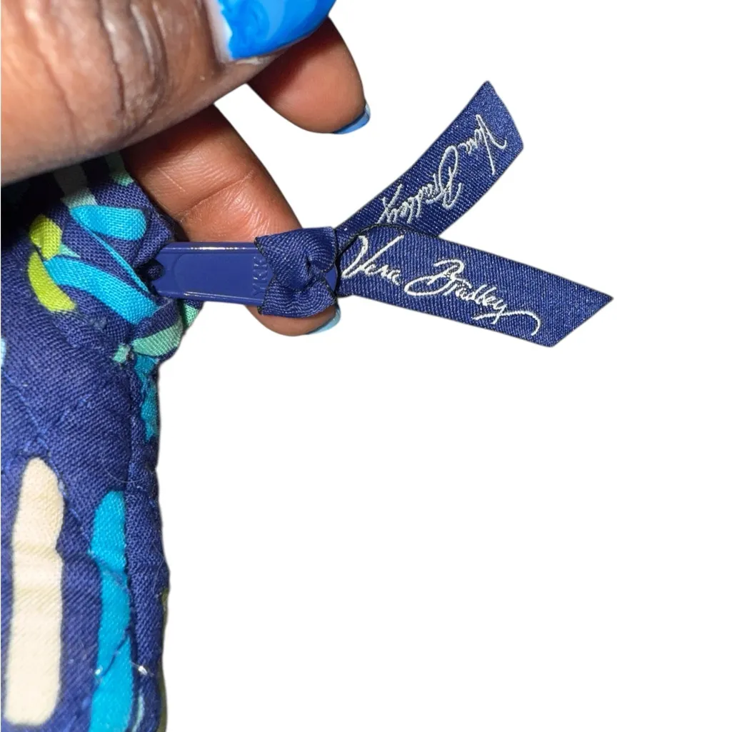 Vera Bradley “Catalina Blues” Quilted Pouch - Image 4