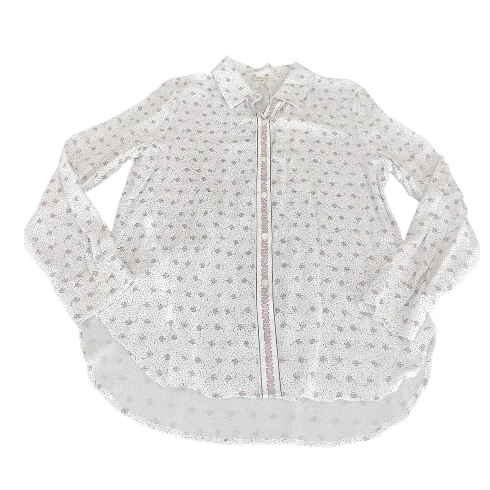 MAX STUDIO button down long sleeve shirt size M - Image 4