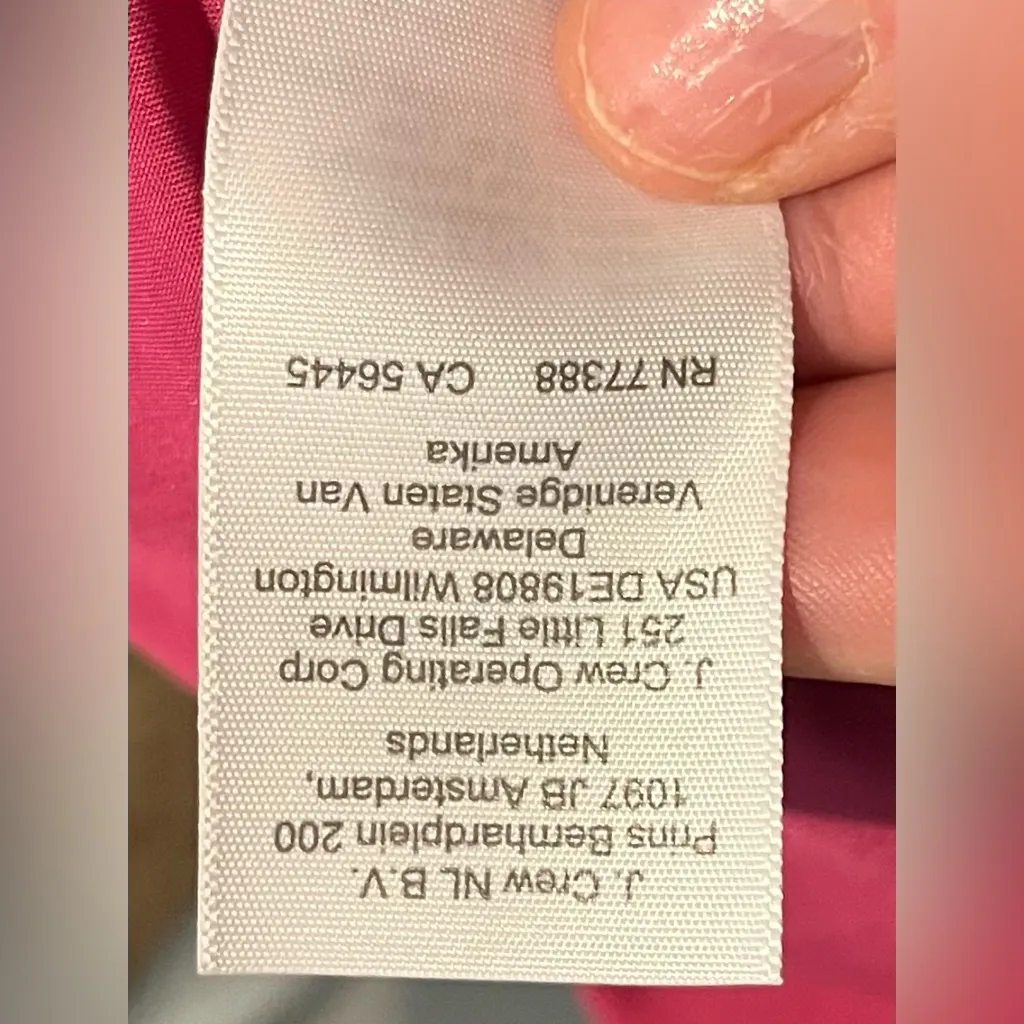 J.Crew Pink Tweed Sleeveless Sheath Dress Size 14 Like New - Image 6