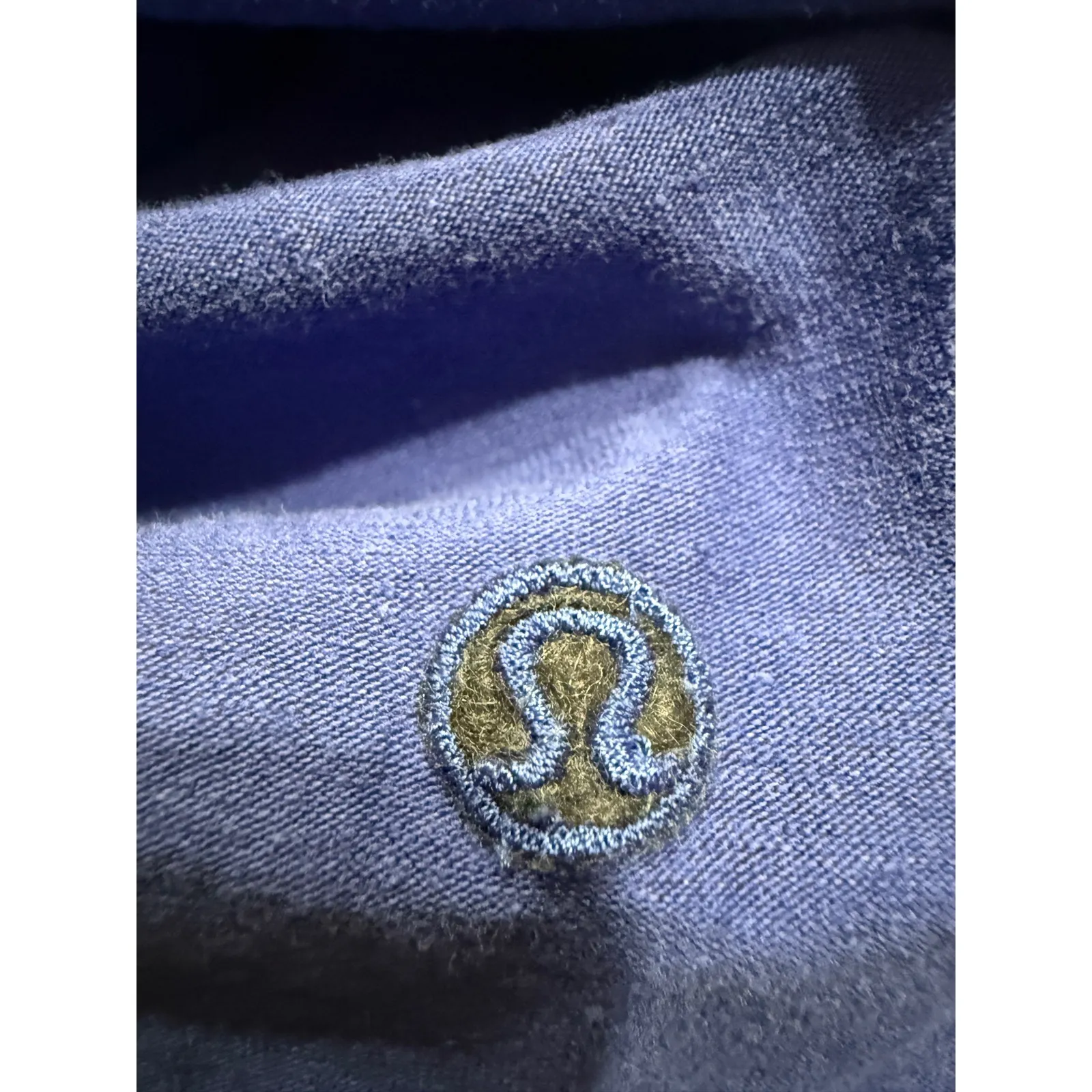 Lululemon Athletica Long Sleeve Cropped Top Blue Athleisure Women Size 6 - Image 4