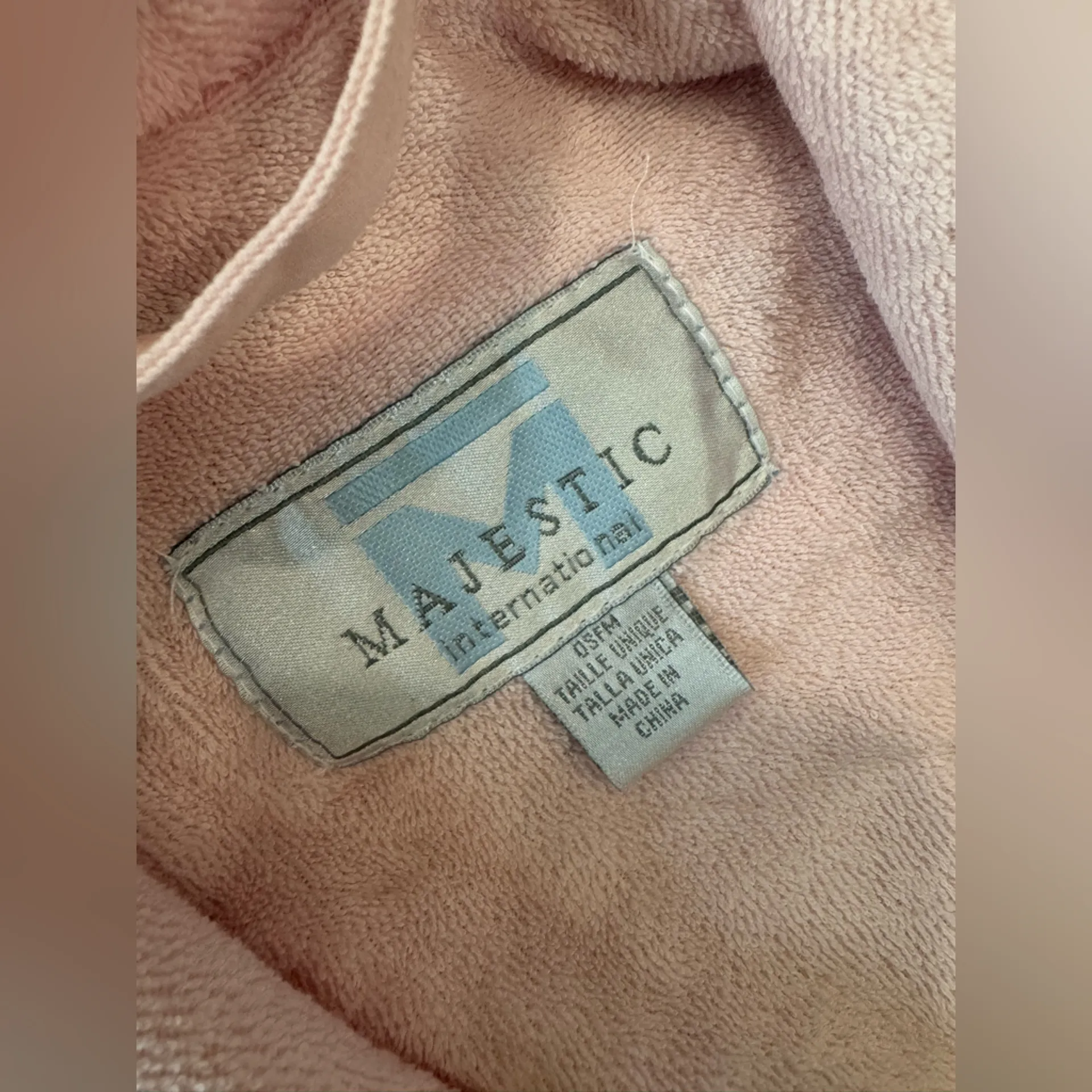 Majestic Sherbrooke brushed microfiber Pink Robe - Image 10