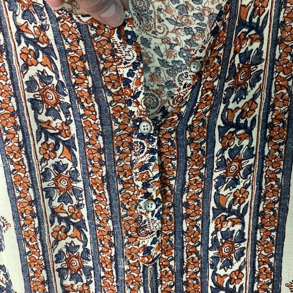 Lucky Brand, BoHo, print, longsleeve top - Image 3