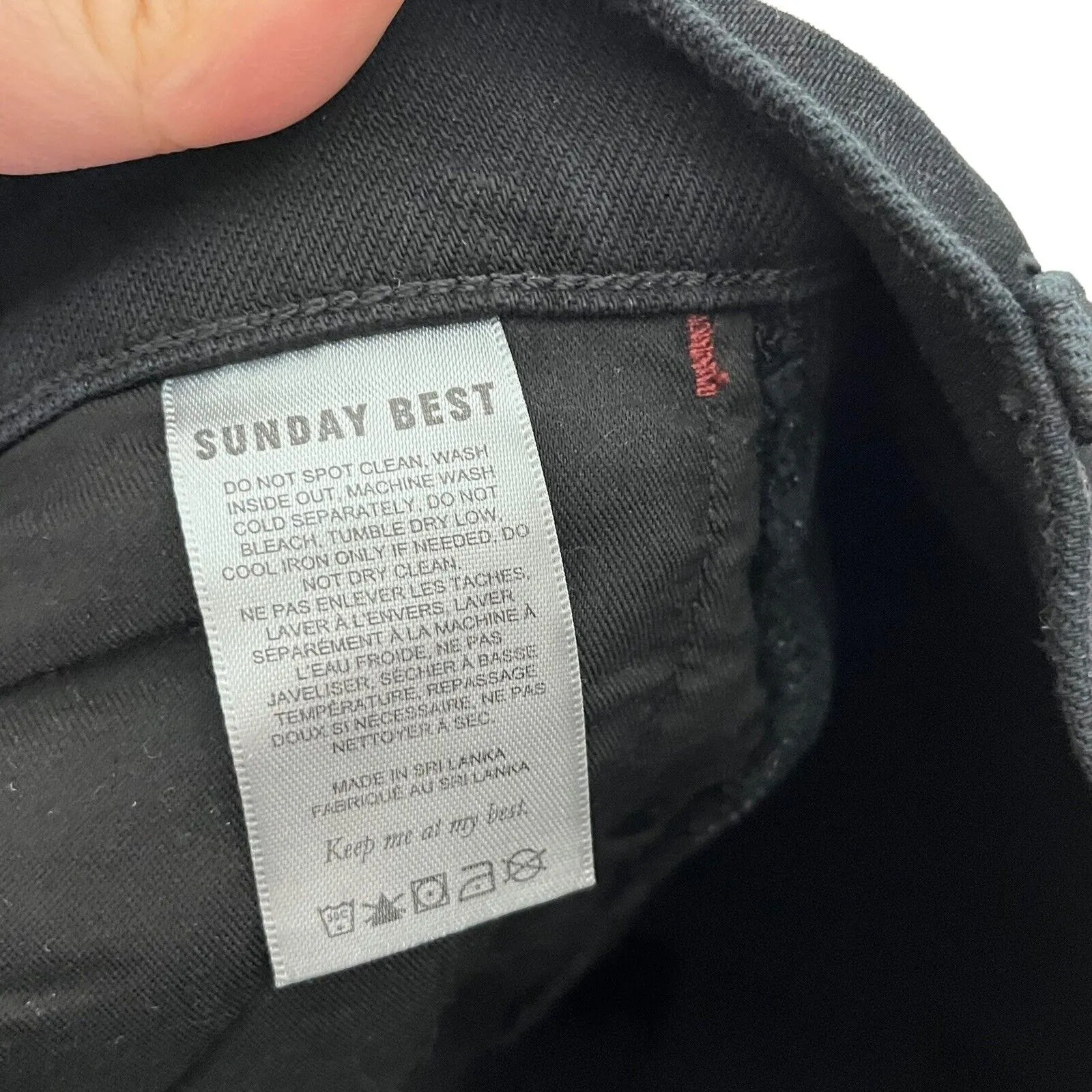 Aritzia Sunday Best Skinny Jeans Women’s 26 Dark Wash Mid Rise Stretch Denim - Image 11