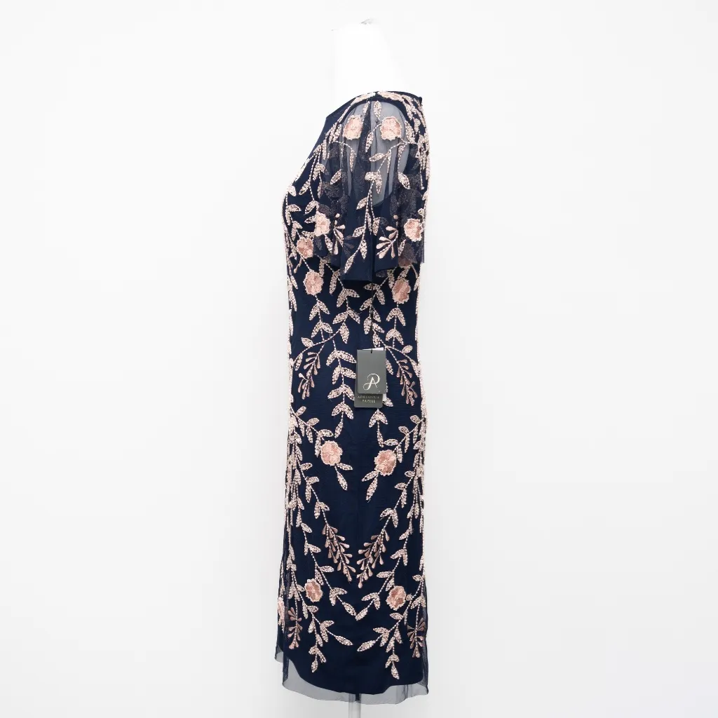 Adrianna Papell Beaded‎ Flutter Sleeve Dress - Image 5