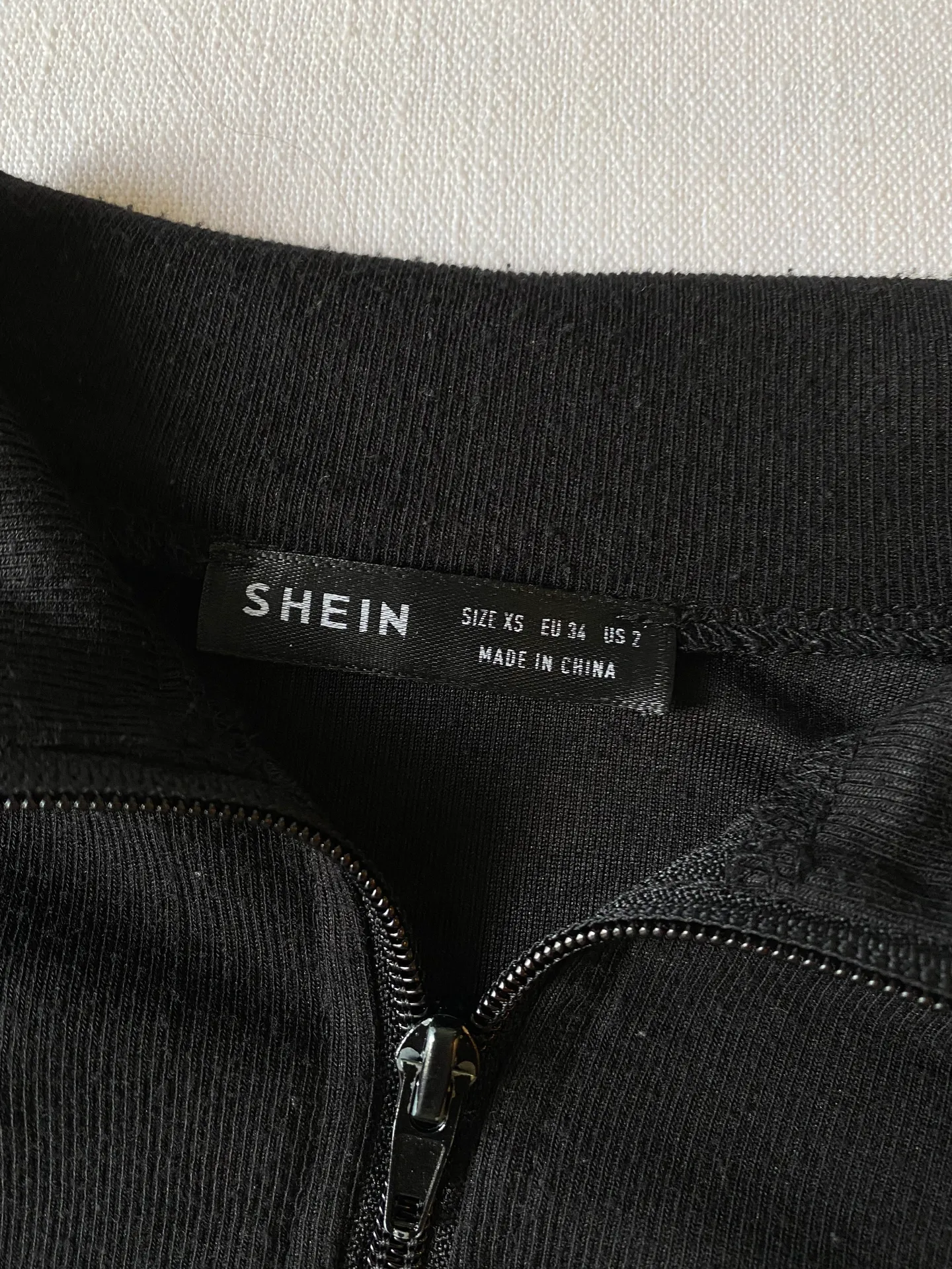 SheIn zip up cropped jacket  - Image 2