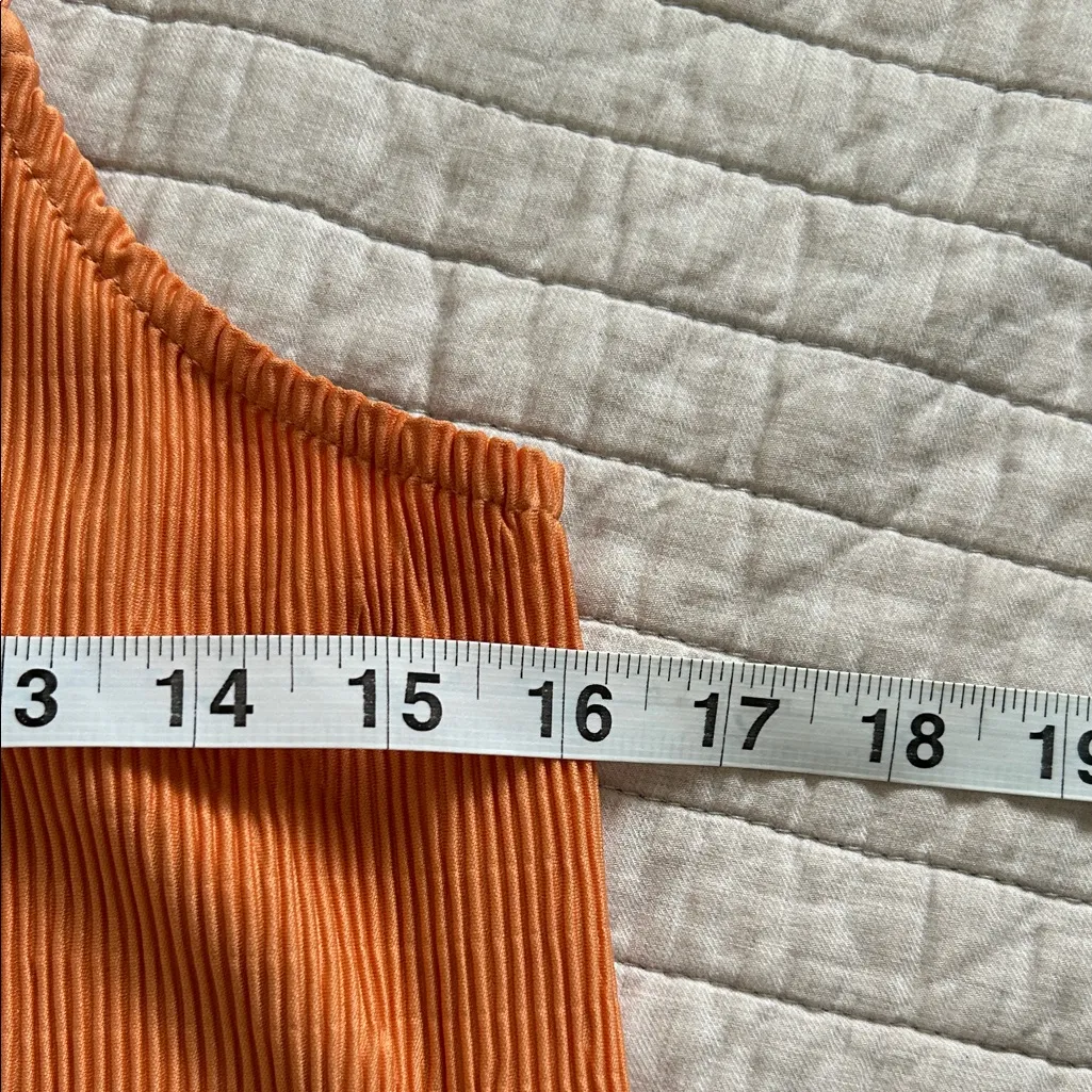 VANS BENTON CAMI WOMENS mini DRESS COPPER TAN oversized Small - Image 11