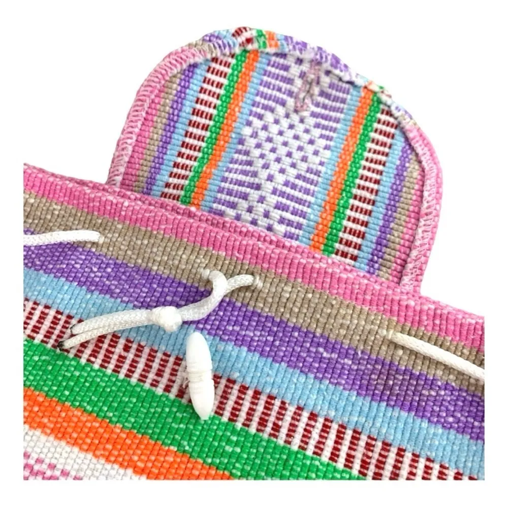 Artesanias Conde Woven Backpack Tan - Image 8