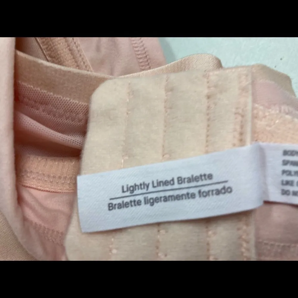 AUDEN, Peach Bralette, Size 3X, lightly lined, adjustable straps, stretchy - Image 10
