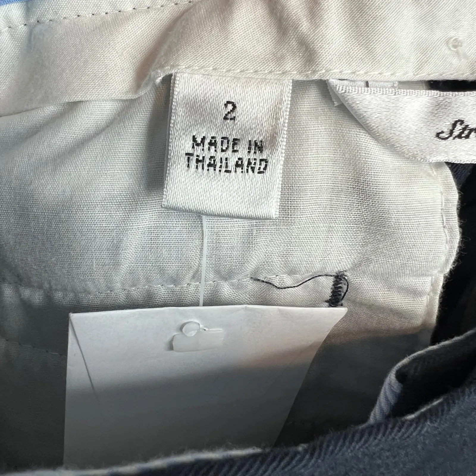 Talbots Petite Navy Blue Trousers Dress Pant Size 2 Flat Front Career Office NEW - Image 3