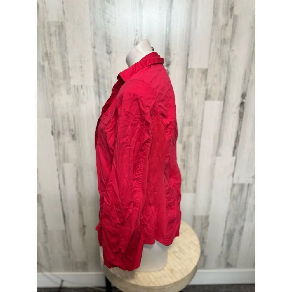 Hot pink dress shirt Pink Size XL - Image 3