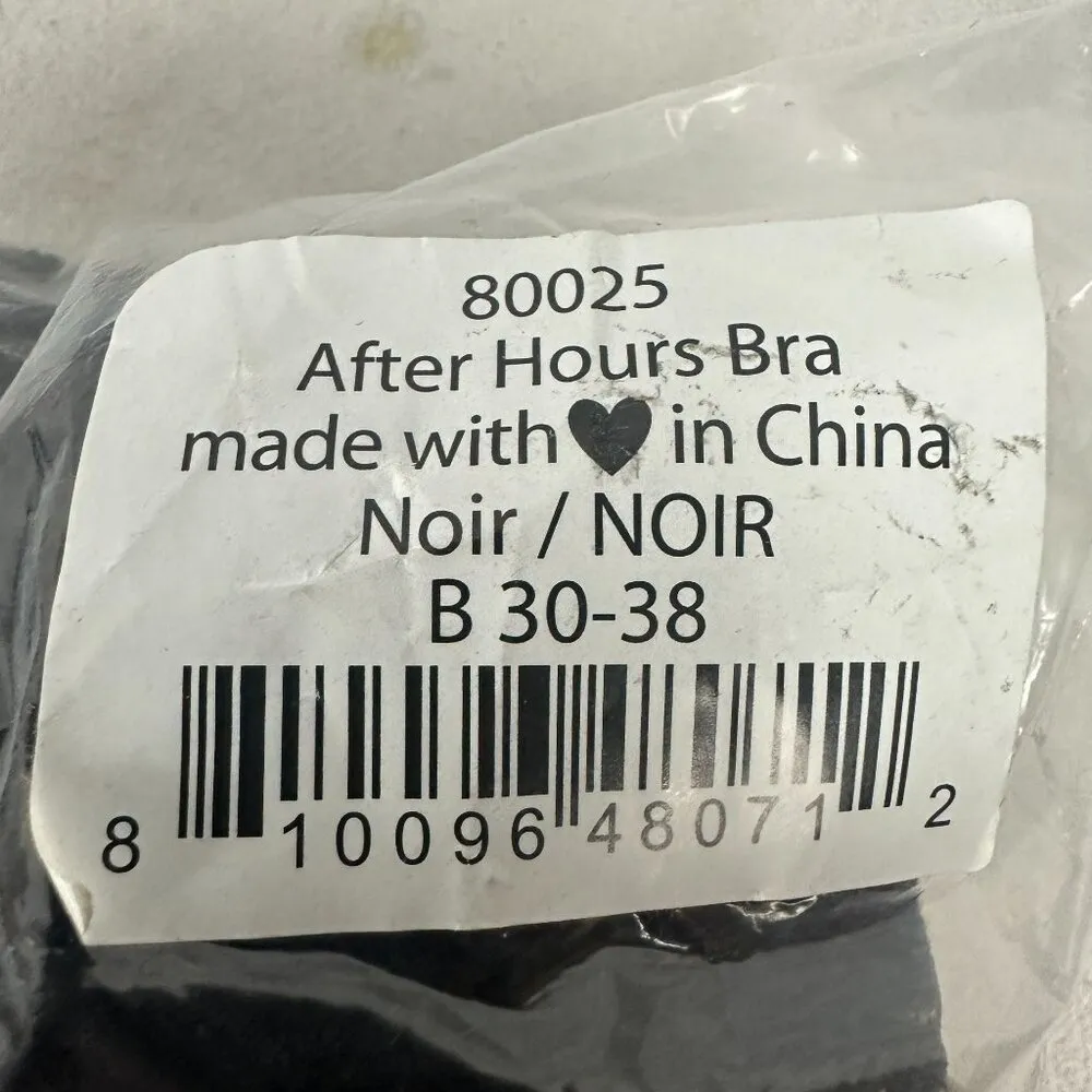 We Are HAH After Hours Bra Black Lace Underwire Adjustable Straps Size B 30-38 - Image 5