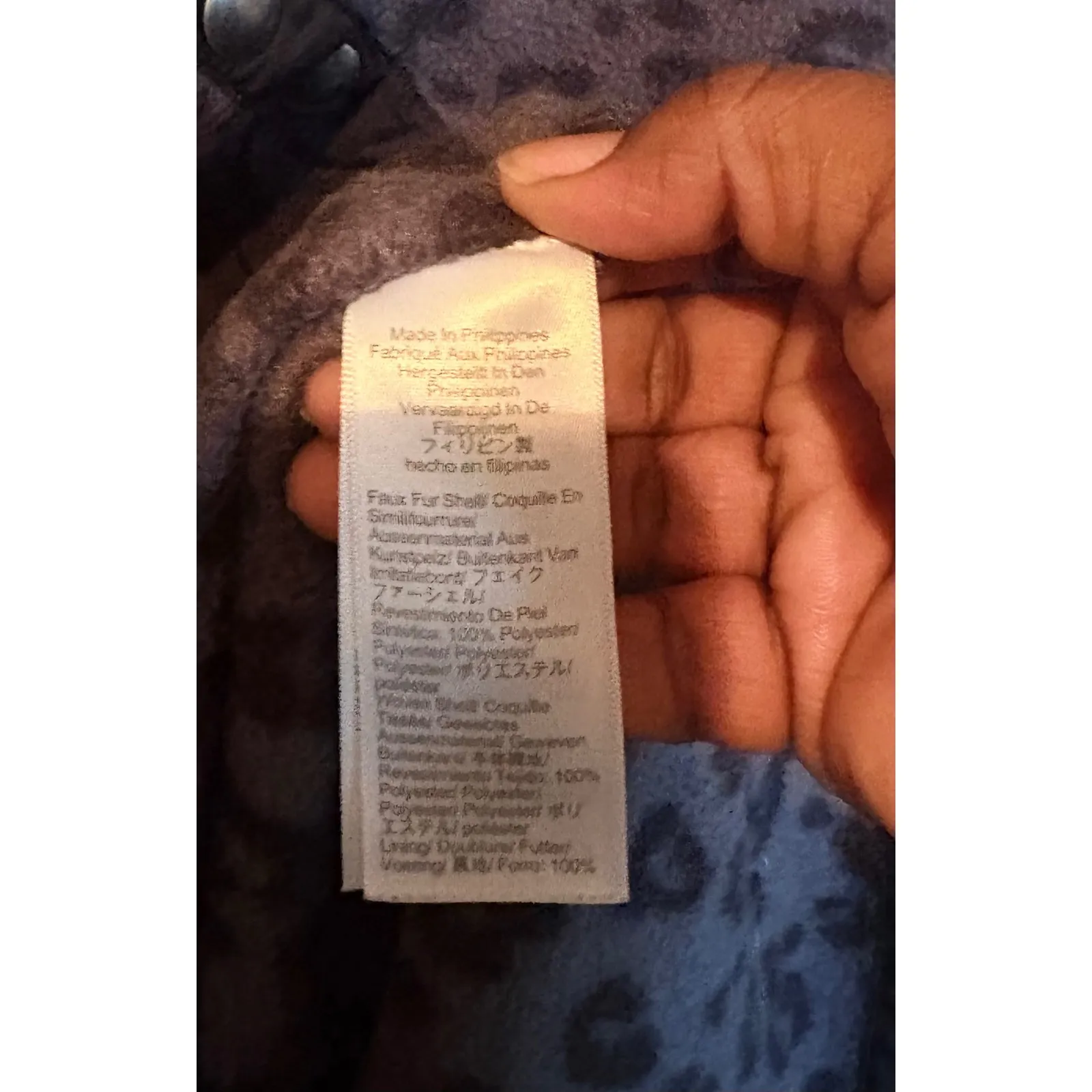 J.Crew Quilted Leopard Print Fleece Mock Neck Button Snap Sherpa Pullover  L - Image 4