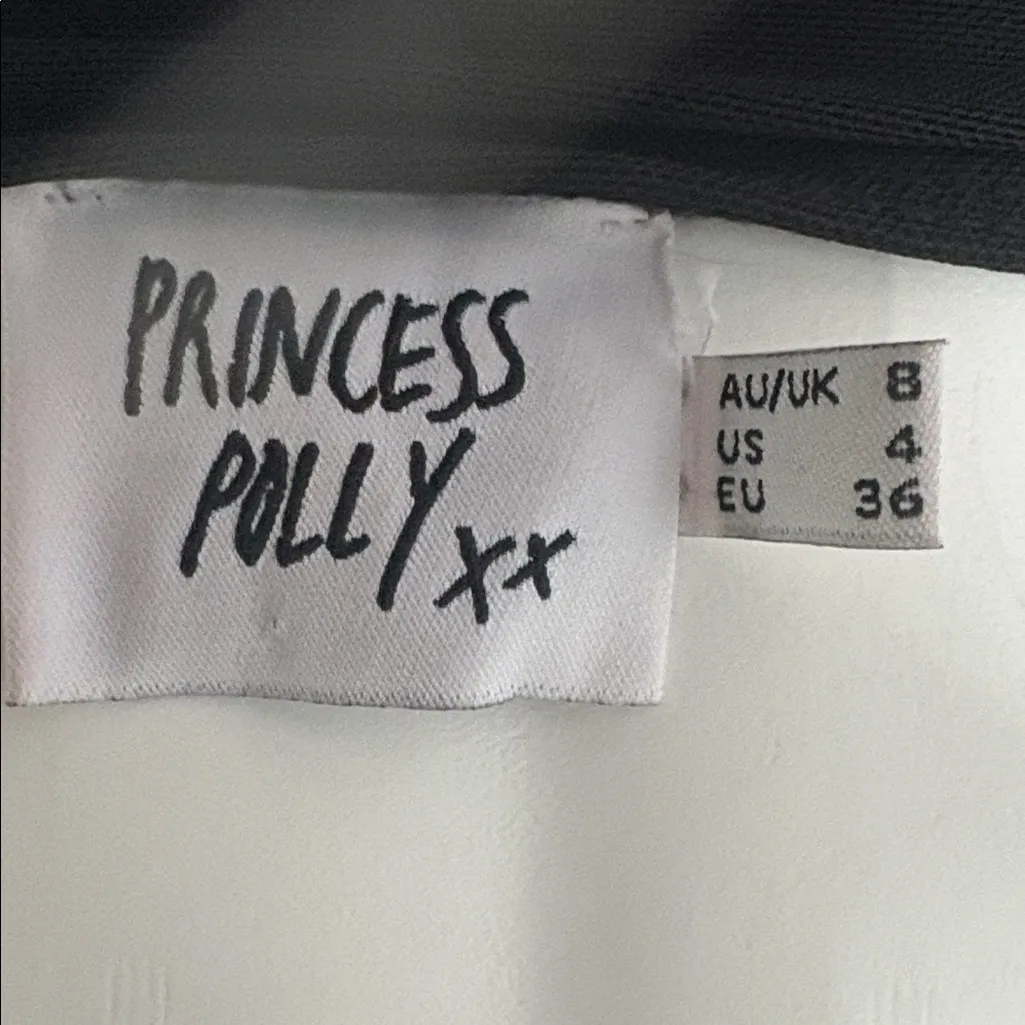 Princess Polly Black I Want You Ruched Bodycon Mesh Mini Dress 4US - Image 9