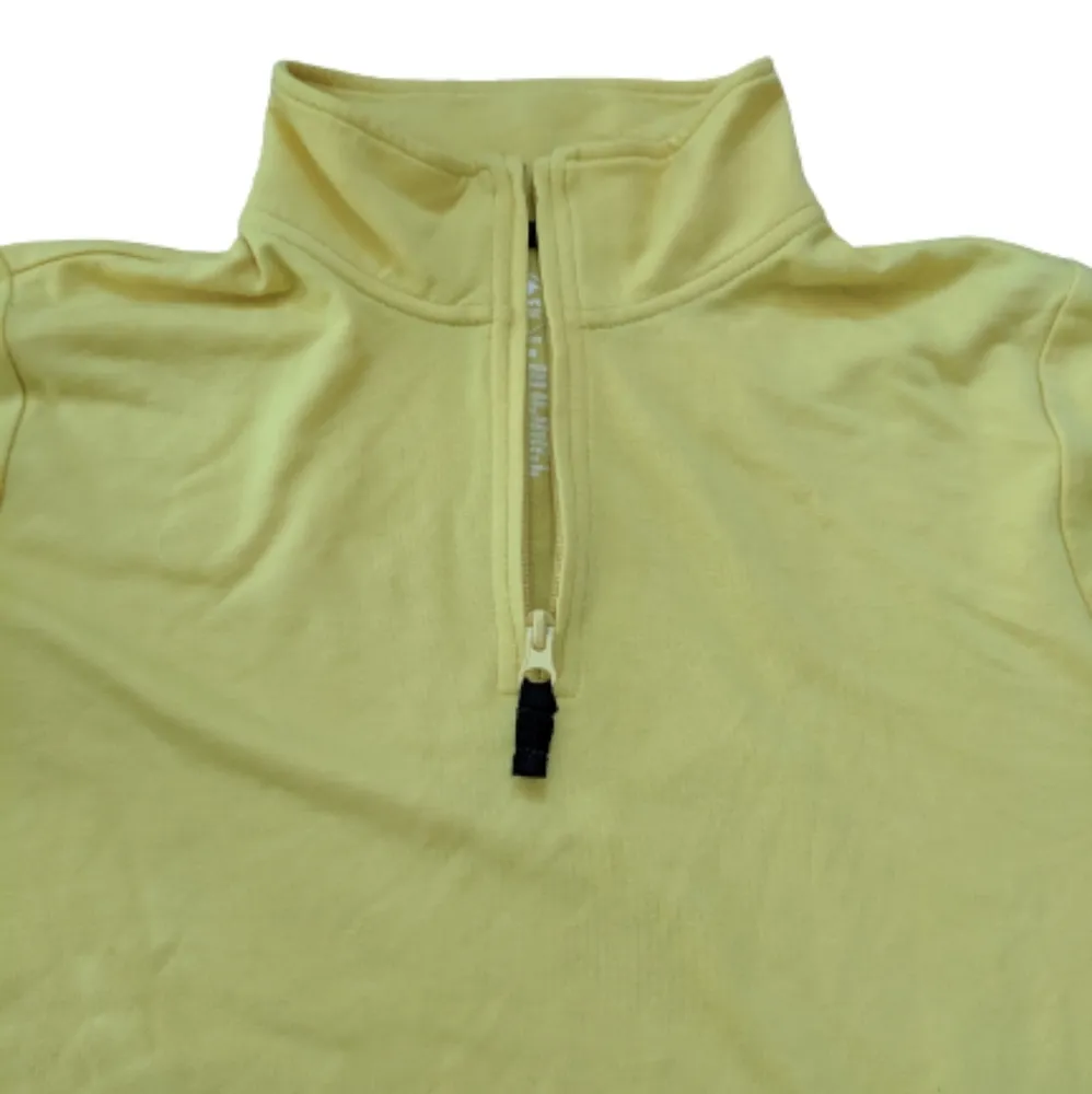 St Johns Bay New With Tags Yellow Classic Quarter Zip Womens Size Petite Small - Image 6