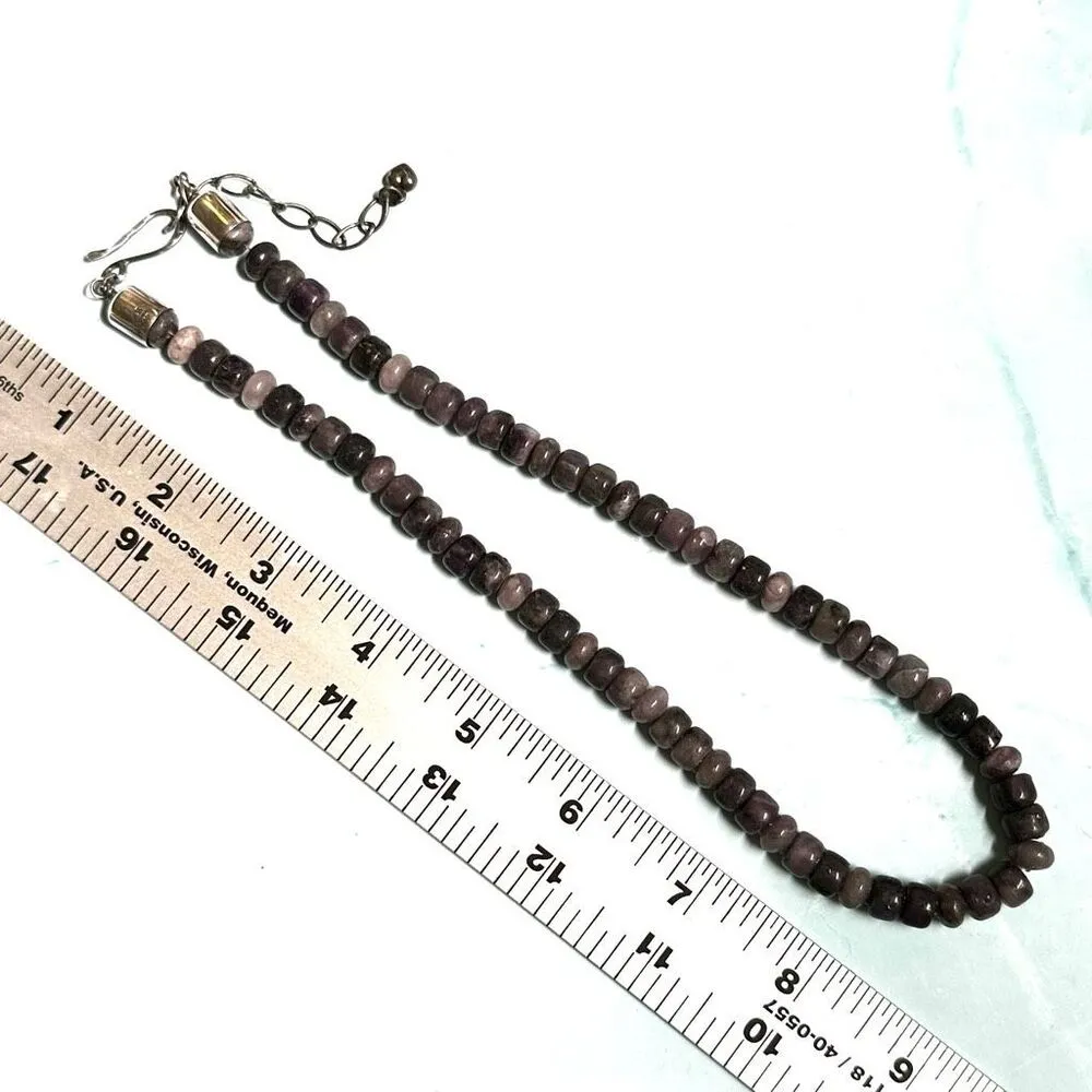 Jay King Mine Finds DTR amethyst beaded necklace Sterling silver Purple - Image 8