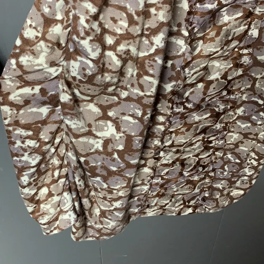 CAbi #967 Brown Cobblestone Ruched Tank‎ - Image 4