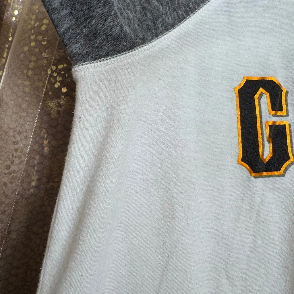 PINK Victorias Secret SF Giants Meet Me In The Dugout Baseball Tee Large - Image 6