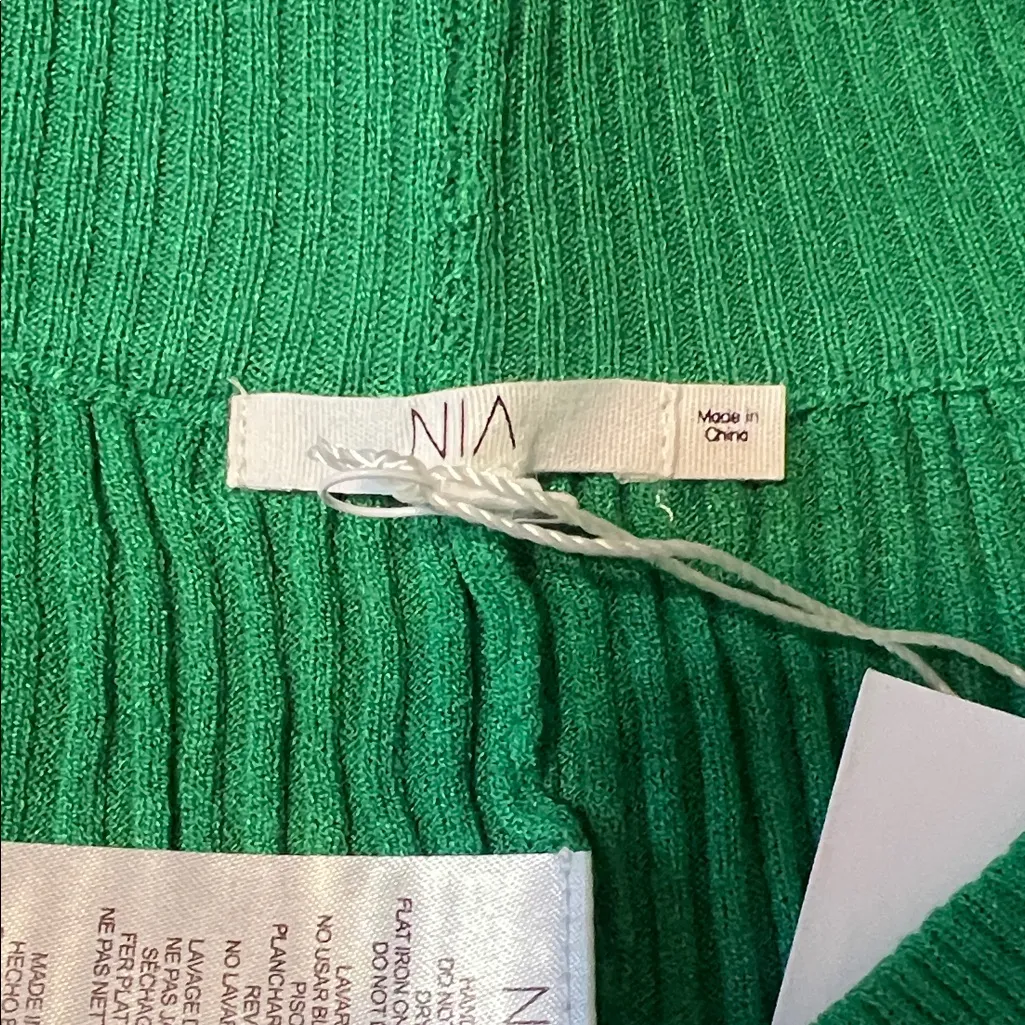 Emerald Green Wide Leg pants Size M - Image 6