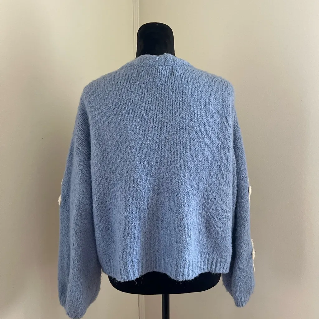 Daisy Sweater Blue Size M - Image 3