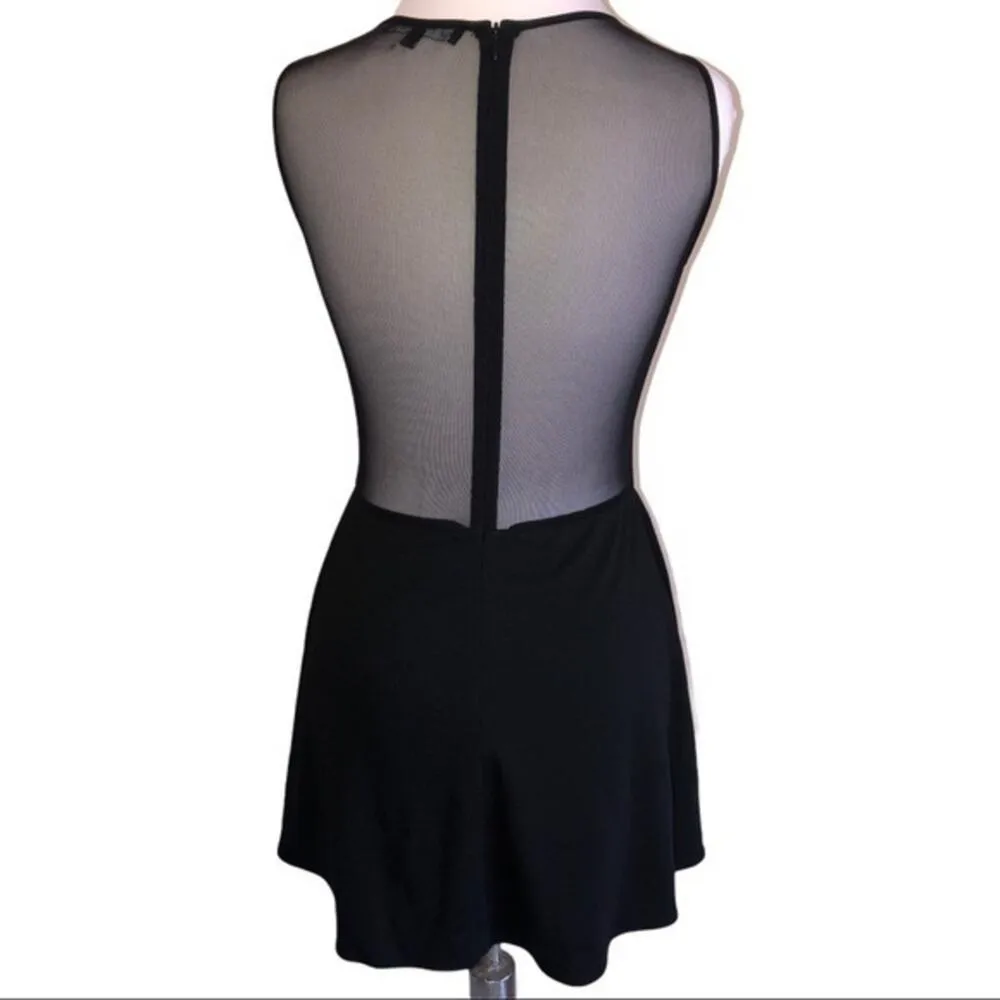 For Love and Lemons Black Lulu Skater Dress XS - Image 5