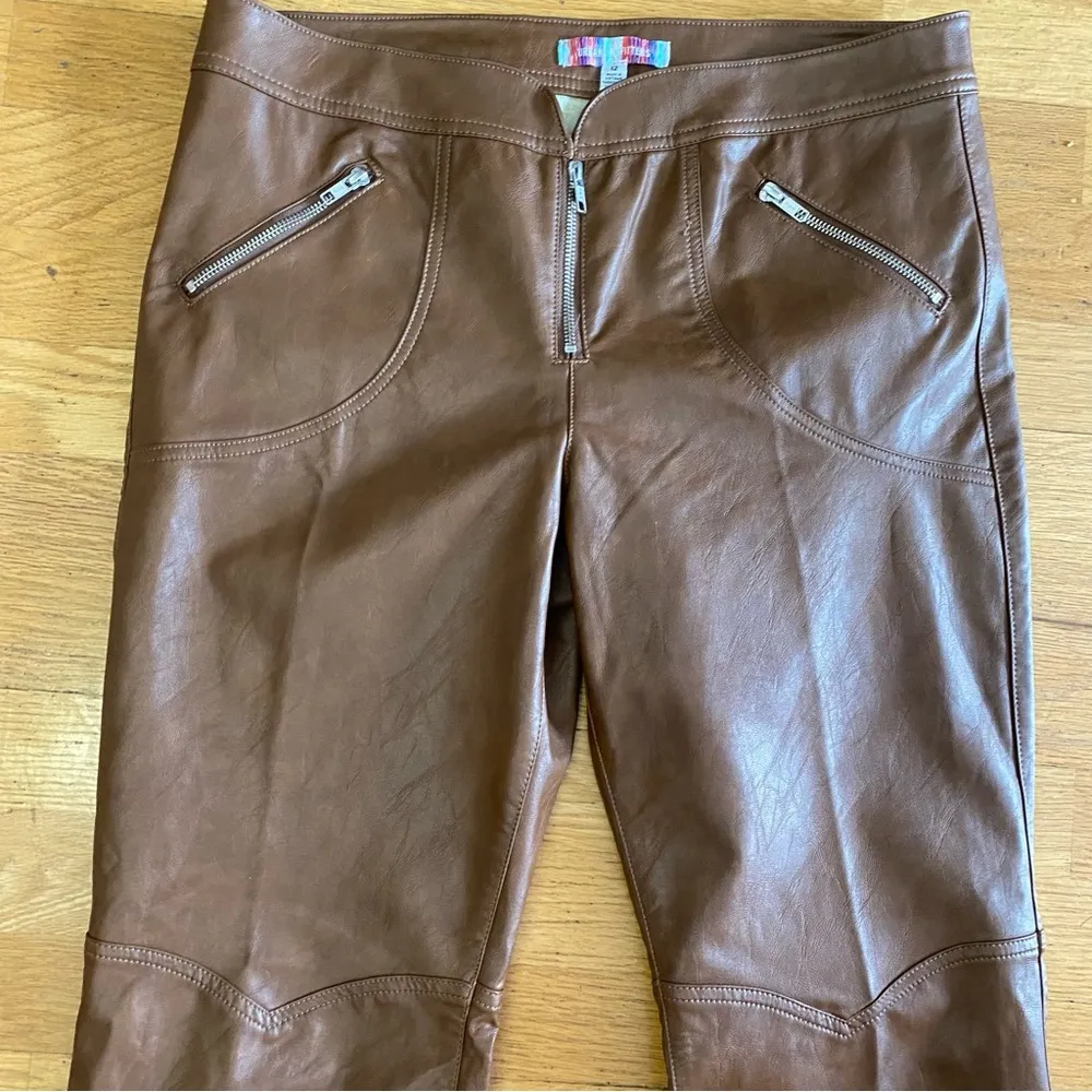 Urban Outfitters V Zip Vegan Coastal Cowgirl Western Boho Wide Leg Pants … - Image 5