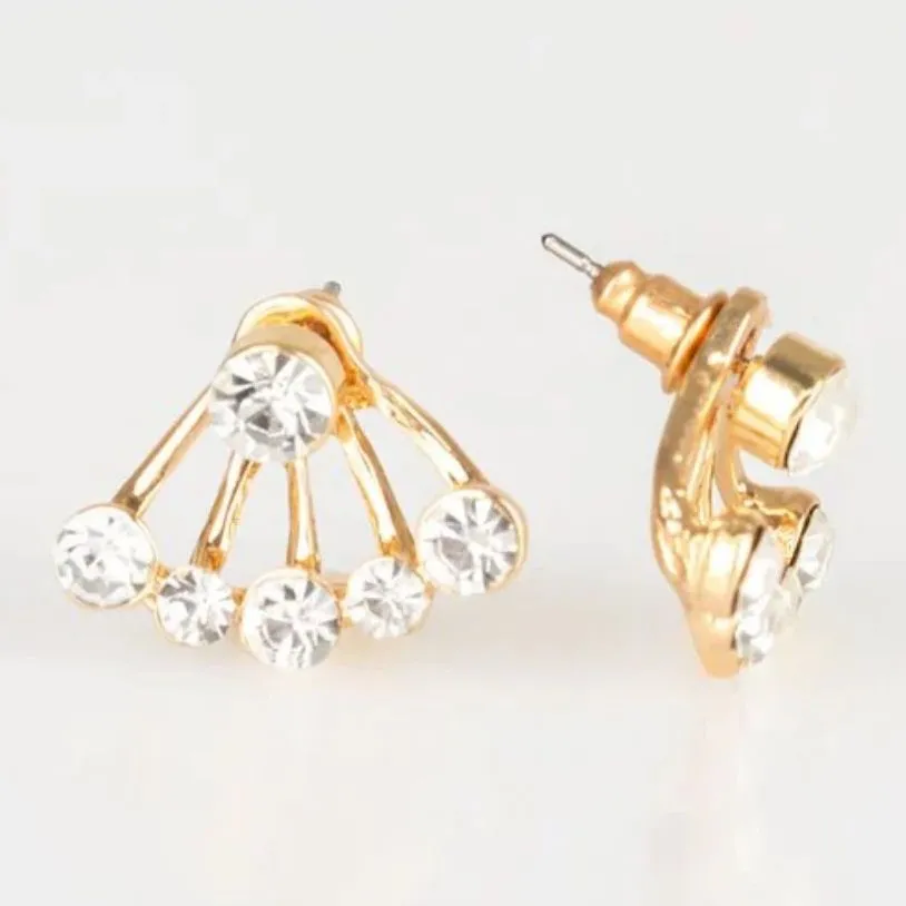 Jeweled Jubilee Gold Earrings (195) - Image 2