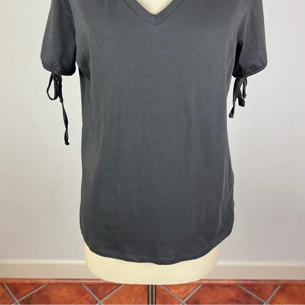 All Saints Kay Tee in Black Washed - Image 5