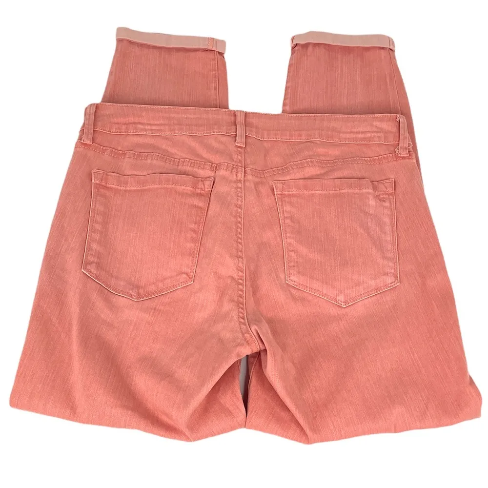 Jessica Simpson Forever Skinny Crop Jeans Peach Size 31 - Image 4