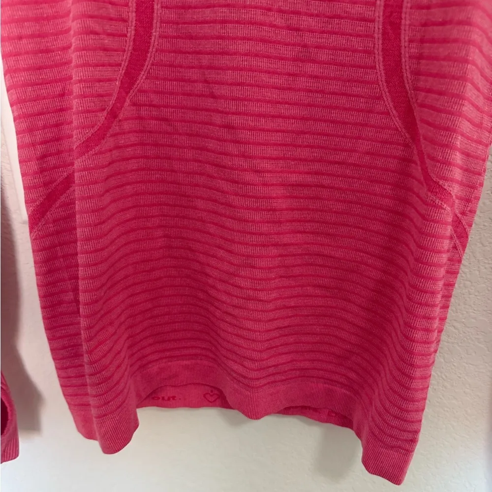 Lululemon Swiftly Tech Long Sleeve Top Rugby Stripe Tonal Heathered Boom Juice 4 - Image 6