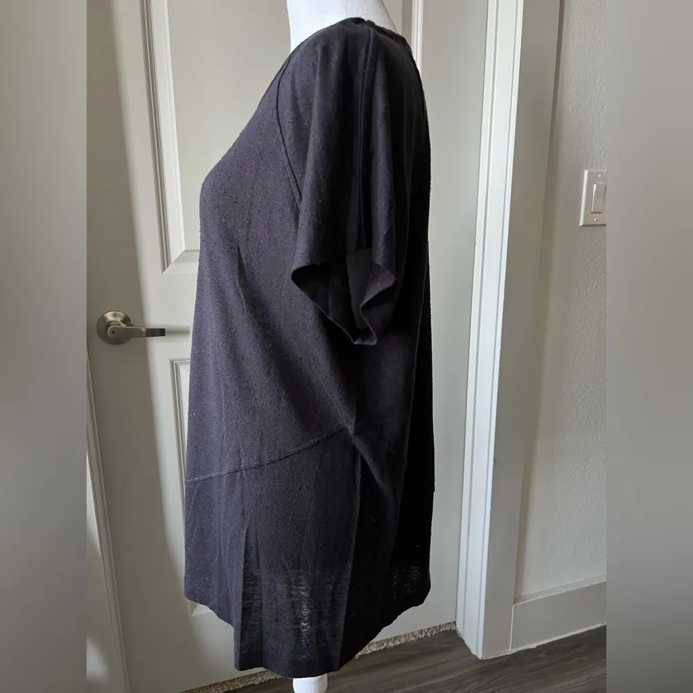 IRO Purple Oversized Short Sleeve T-Shirt - Image 4