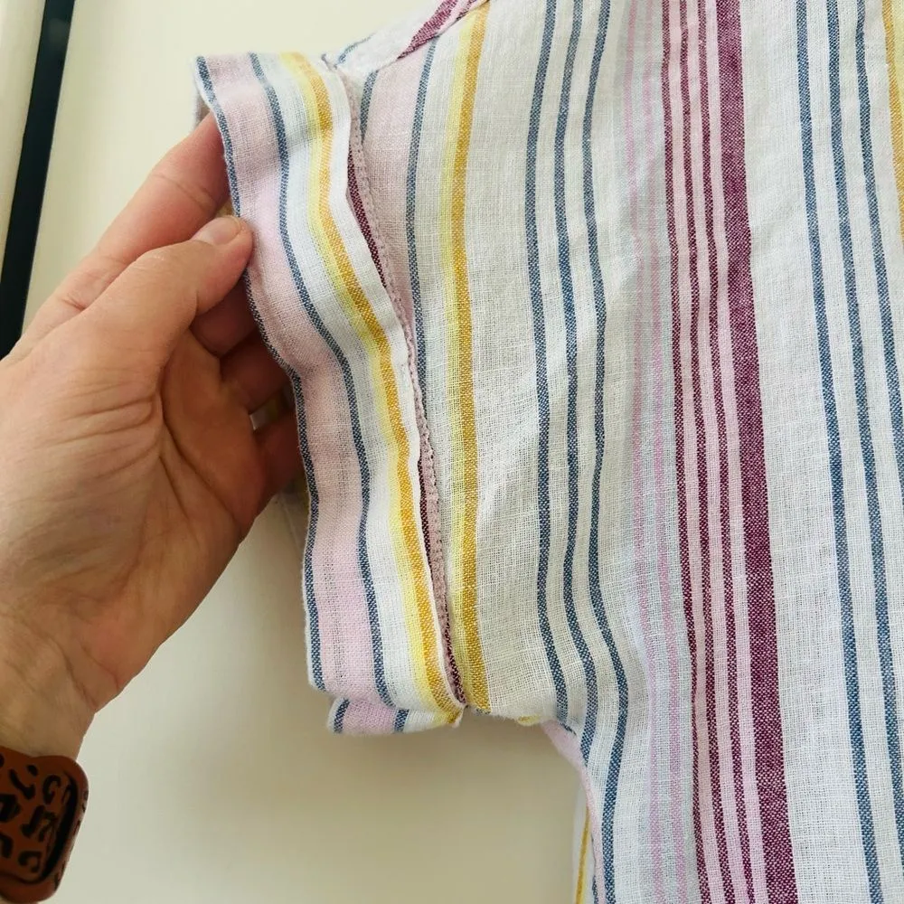 BeachLunchLounge Striped Button Down Shirt - Image 7