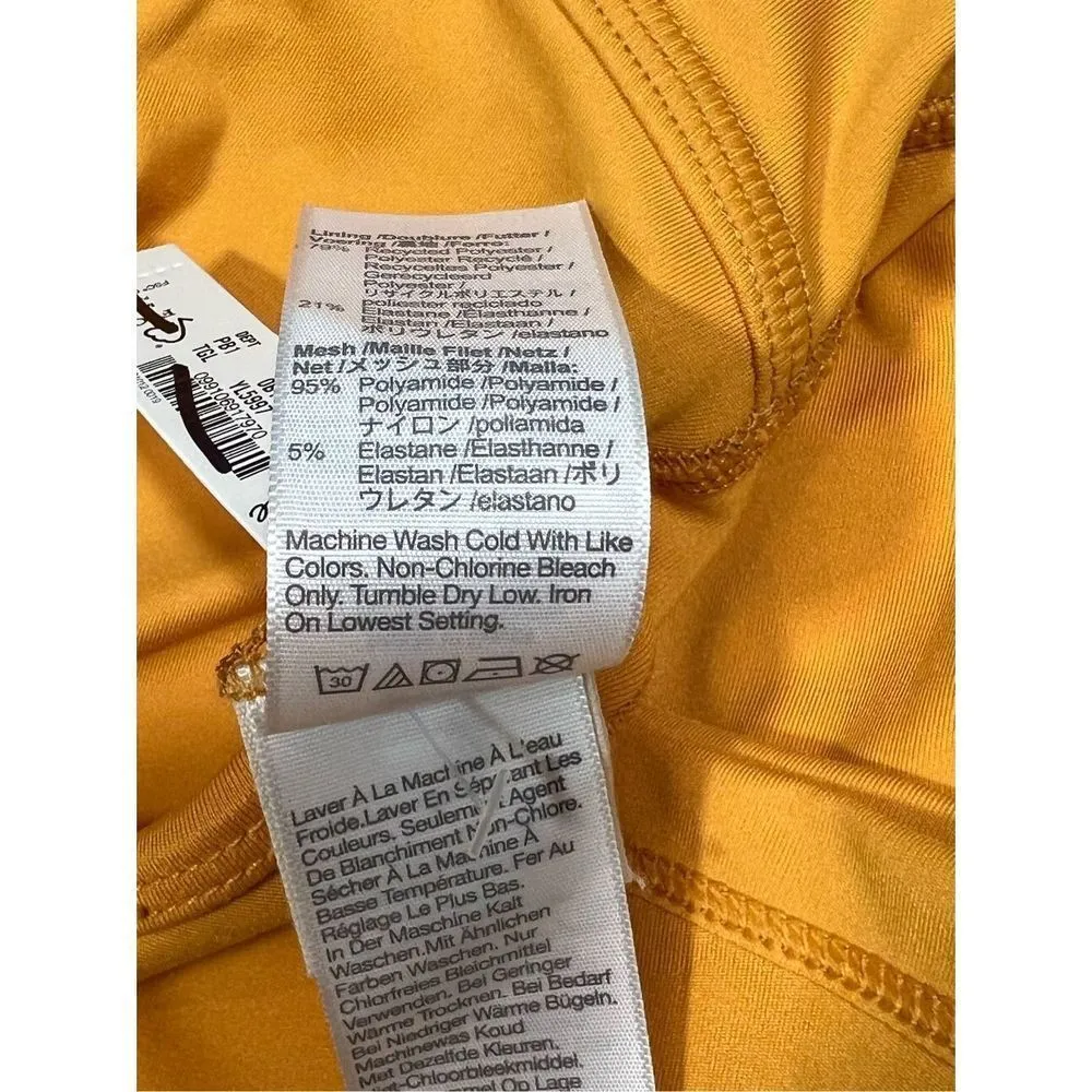 NWT Madewell Women's Yellow Tungsten Glow Flex Cutout Fitness Dress‎ Size XS - Image 6