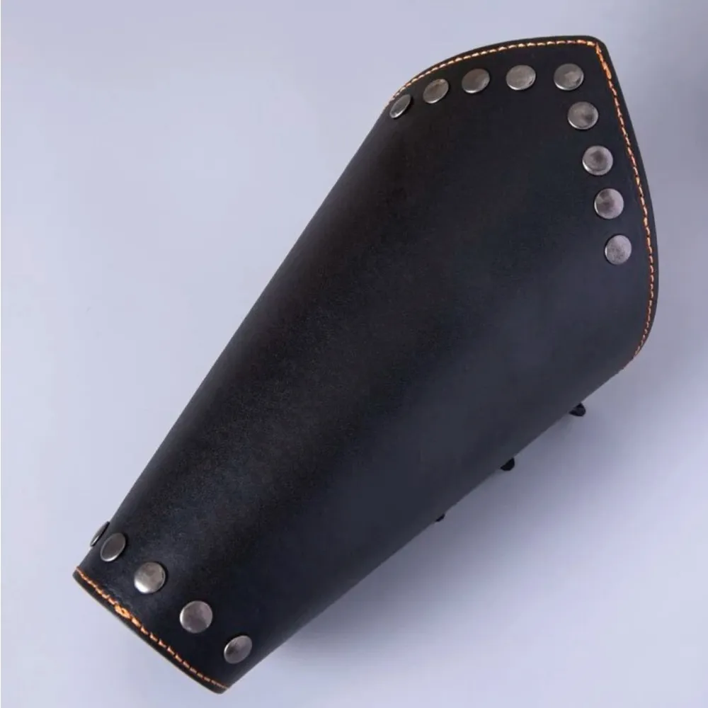 Unisex Leather Fantasy Viking Ren fair Bracer Set New - Image 2