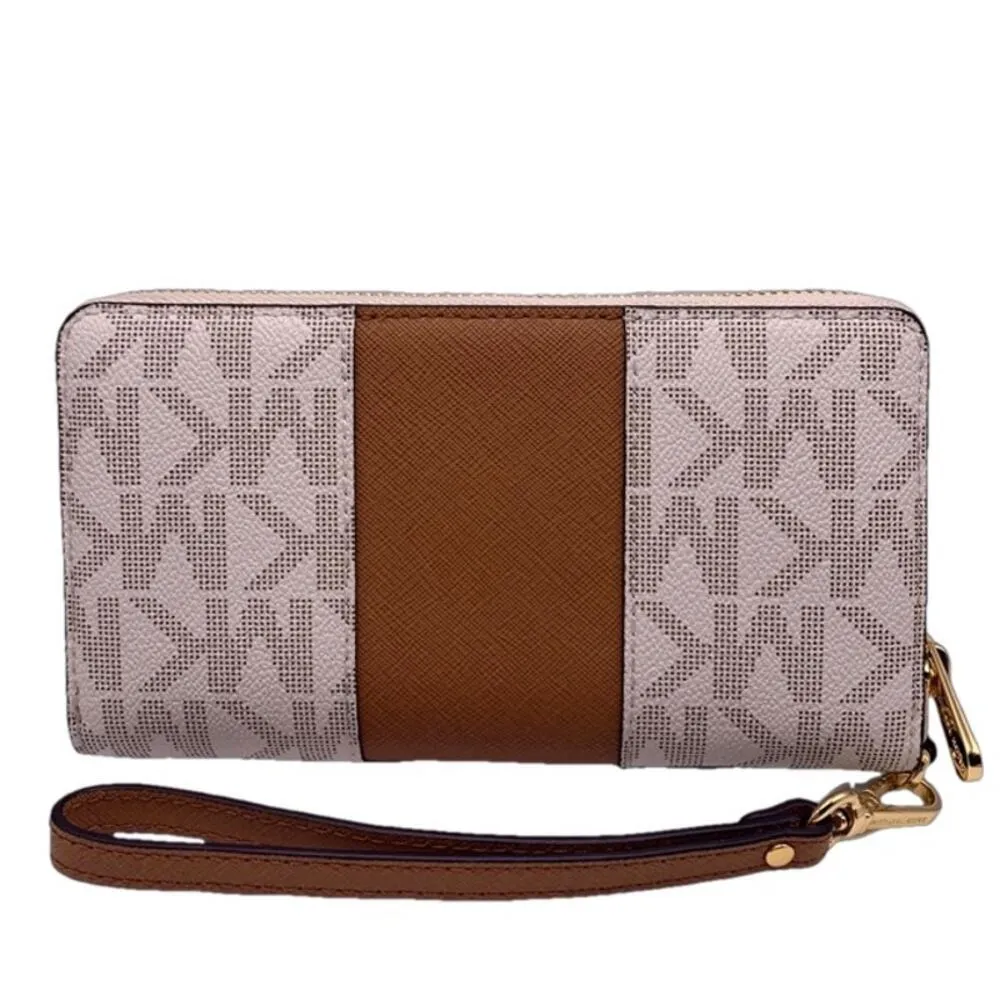 NWT Michael Kors Jet Set Long Multifunction Phone Case Wallet Wristlet - Image 3