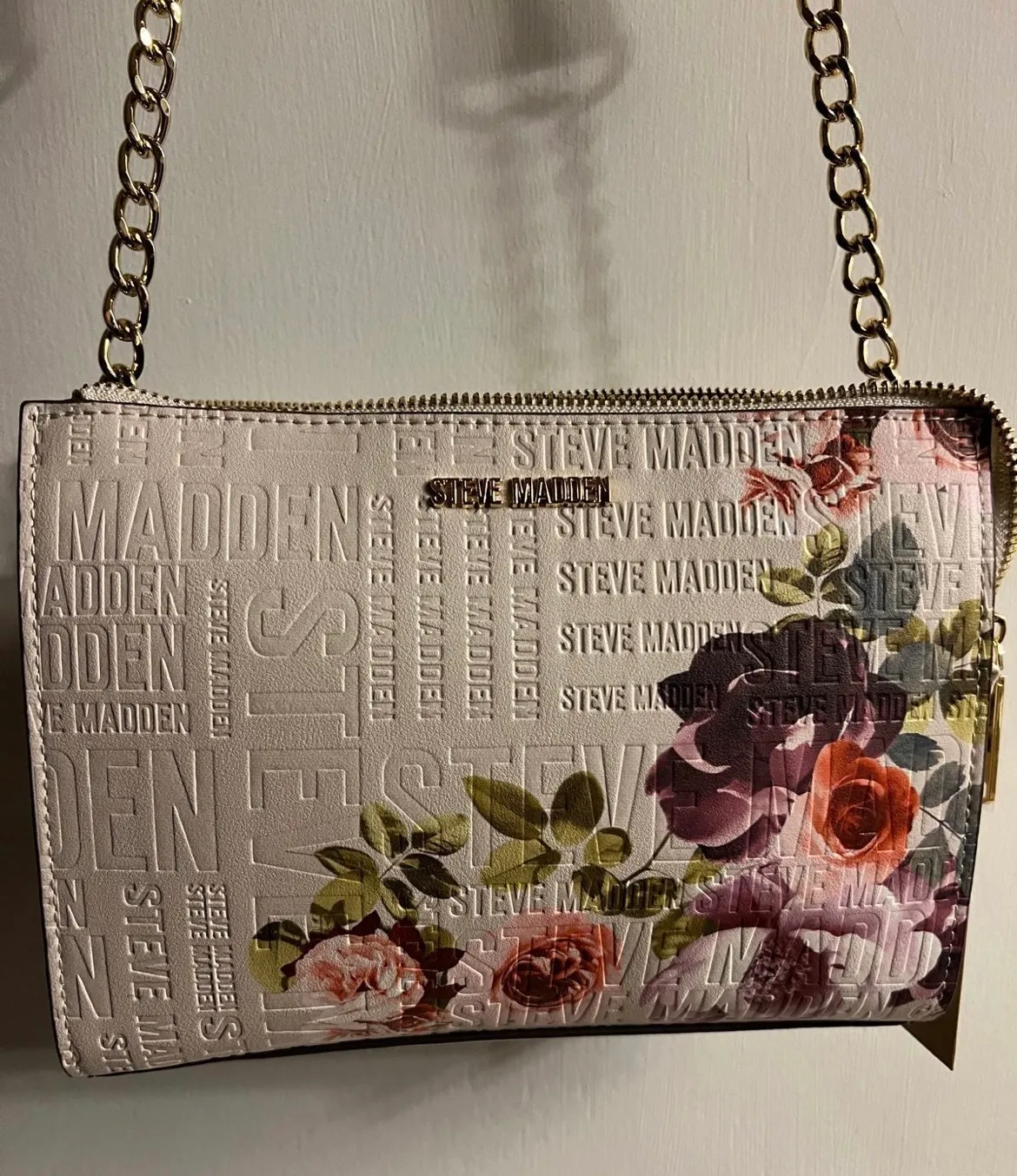 Steve Madden Brand New with Tag  Floral Shoulder purse in Beige,Perfect Gift - Image 2