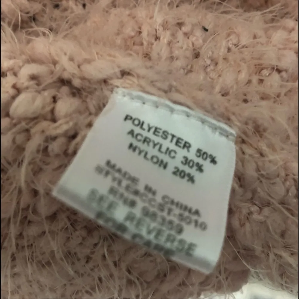 Rhapsody eyelash boat neck, super soft Cozy Pink Sweater by Rhapsody large loop - Image 4