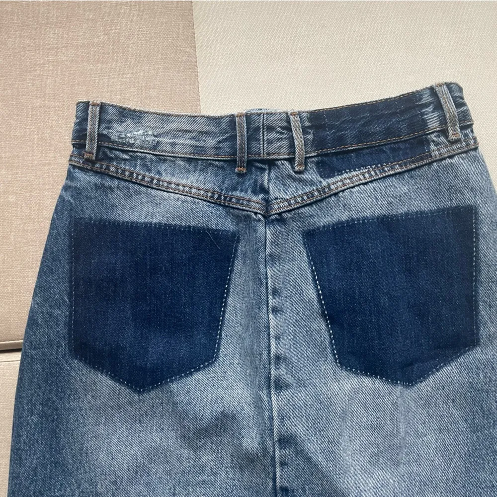 TRF IX’D Denim Makers Asymmetrical Jean Skirt - Image 10