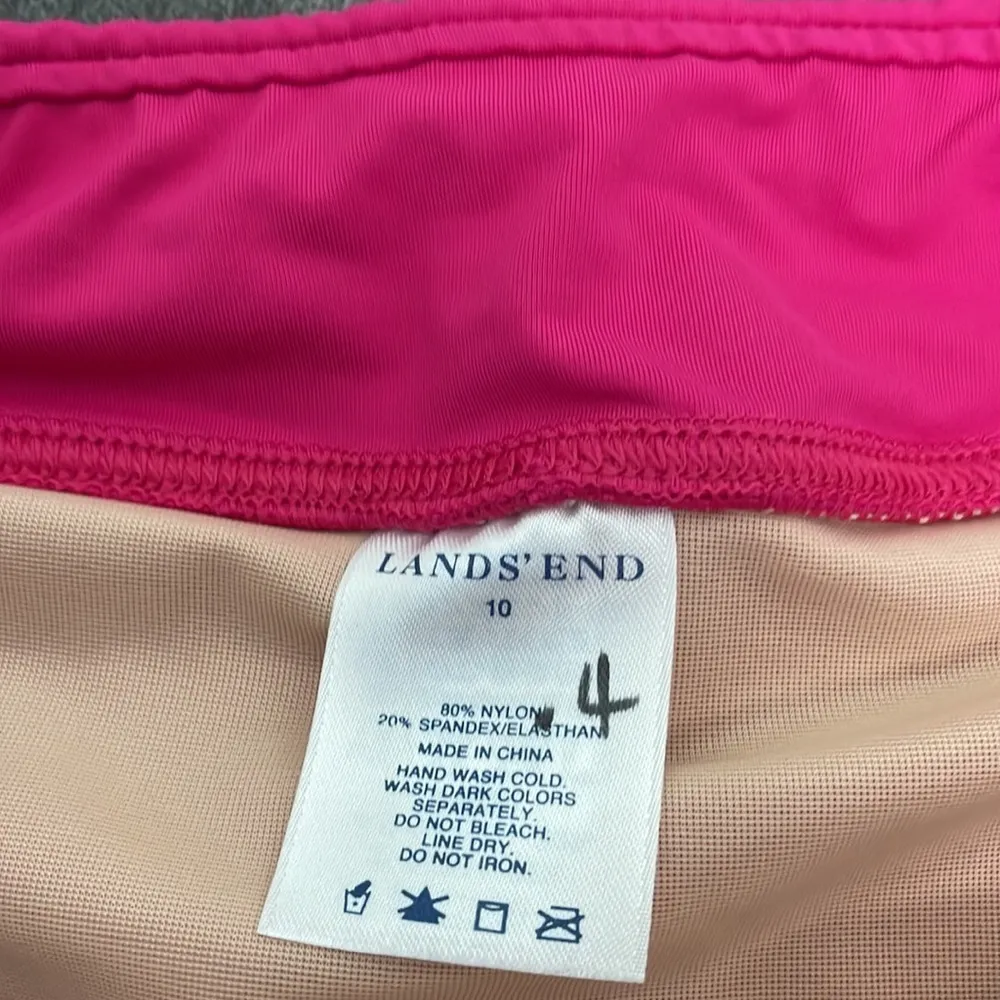 LANDS END Swimskirt Brief Panty with Skirt On Top - Image 2