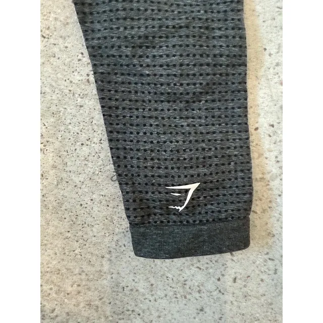 Gymshark High Rise‎ Seamless Leggings Gray Workout Fitness Activewear - Image 5