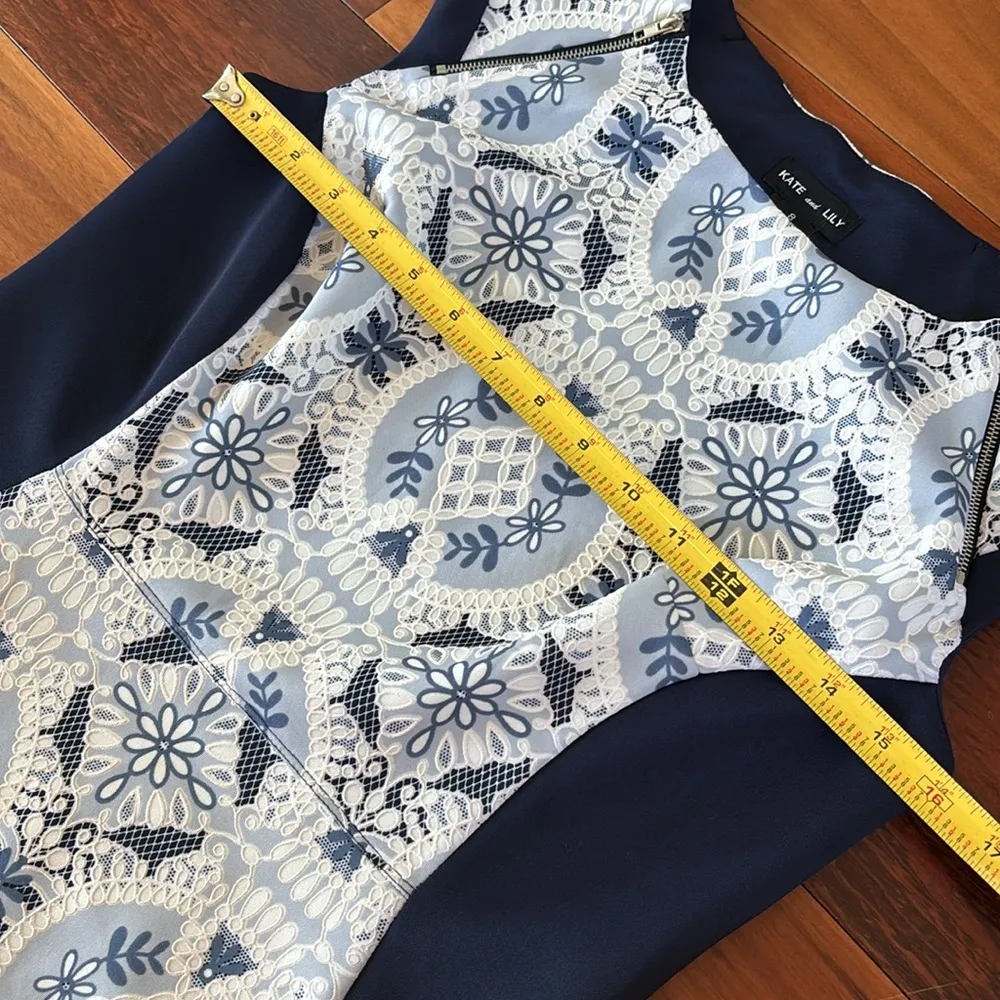 Kate & Lily cocktail dress Blue Size 8 - Image 6