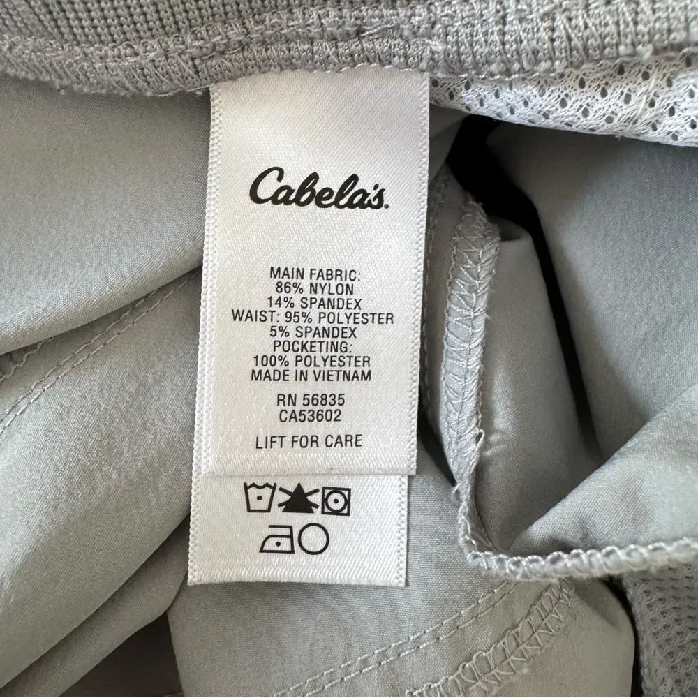 Cabela's Classic Fit Women's Size XL Light Gray Pull-on Nylon Hiking Active Pant - Image 10