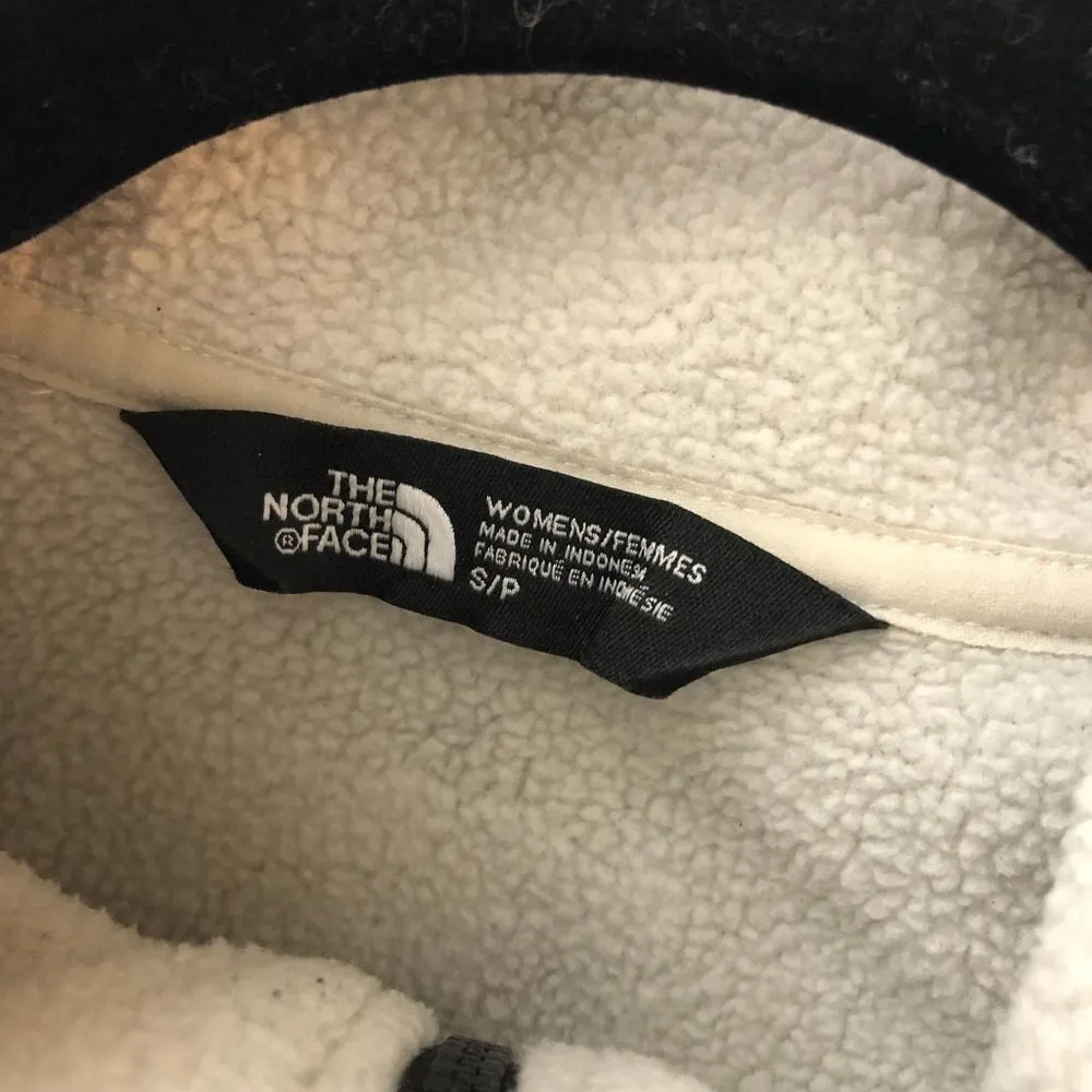 The North Face Womens 1/2 Zip Sweatshirt Fleece Lined Mock Neck Black S - Image 3